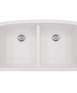 MSI Undermount Quartz Composite 32 1/2 in  x  19 1/2 in Double Bowl