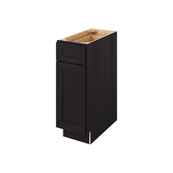 Cooper - 12" Base Cabinet, 1 Door-1 Drawer, 1 Shelf in Espresso CES-B12