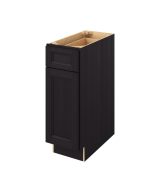 Monaco - 12" Base Cabinet, 1 Door-1 Drawer, 1 Shelf in Espresso MES-B12