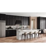 Monaco - 12" Base Cabinet, 1 Door-1 Drawer, 1 Shelf in Espresso MES-B12