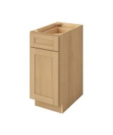 Cooper - 15" Base Cabinet, 1 Door-1 Drawer, 1 Shelf in Sandstone CSD-B15