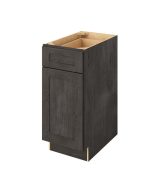 Cooper - 15" Base Cabinet, 1 Door-1 Drawer, 1 Shelf in Slate CSL-B15