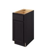 Hudson - 15" Base Cabinet, 1 Door-1 Drawer, 1 Shelf in Espresso HES-B15