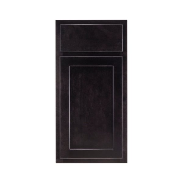 Hudson - 15" Base Cabinet, 1 Door-1 Drawer, 1 Shelf in Espresso HES-B15