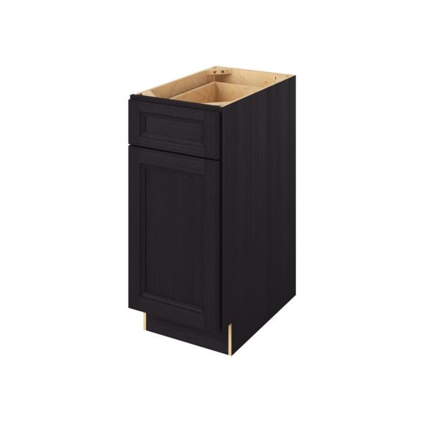 Monaco - 15" Base Cabinet, 1 Door-1 Drawer, 1 Shelf in Espresso MES-B15