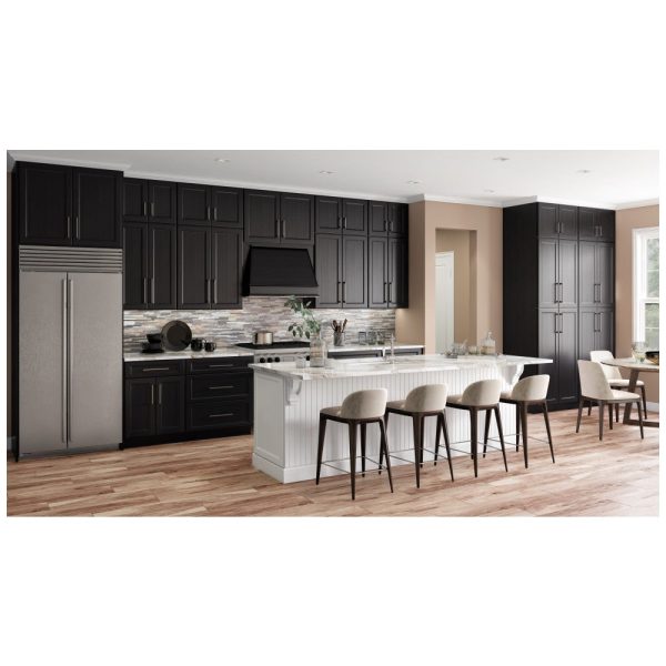Monaco - 15" Base Cabinet, 1 Door-1 Drawer, 1 Shelf in Espresso MES-B15