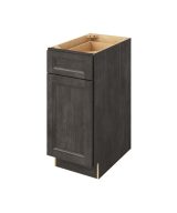 Monaco - 15" Base Cabinet, 1 Door-1 Drawer, 1 Shelf in Slate MSL-B15