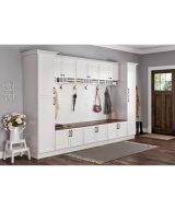 Monaco - 15" Base Cabinet, 1 Door-1 Drawer, 1 Shelf in White MWH-B15
