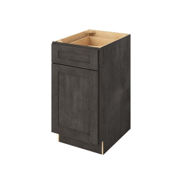 Cooper - 18" Base Cabinet, 1 Door-1 Drawer, 1 Shelf in Slate CSL-B18