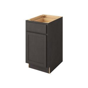 Hudson - 18" Base Cabinet, 1 Door-1 Drawer, 1 Shelf in Slate HSL-B18