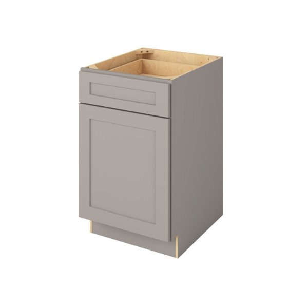 Cooper - 21" Base Cabinet, 1 Door-1 Drawer, 1 Shelf in Grey CGR-B21