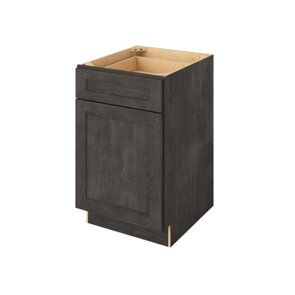 Cooper - 21" Base Cabinet, 1 Door-1 Drawer, 1 Shelf in Slate CSL-B21