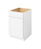 Cooper - 21" Base Cabinet, 1 Door-1 Drawer, 1 Shelf in White CWH-B21