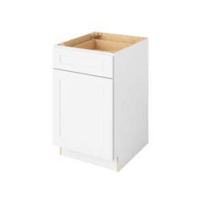 Cooper - 21" Base Cabinet, 1 Door-1 Drawer, 1 Shelf in White CWH-B21