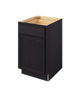 Hudson - 21" Base Cabinet, 1 Door-1 Drawer, 1 Shelf in Espresso HES-B21