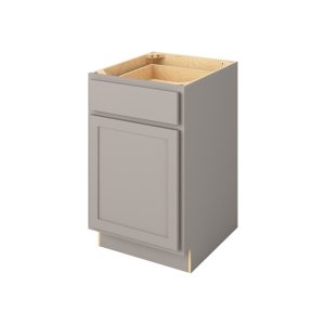 Hudson - 21" Base Cabinet, 1 Door-1 Drawer, 1 Shelf in Grey HGR-B21