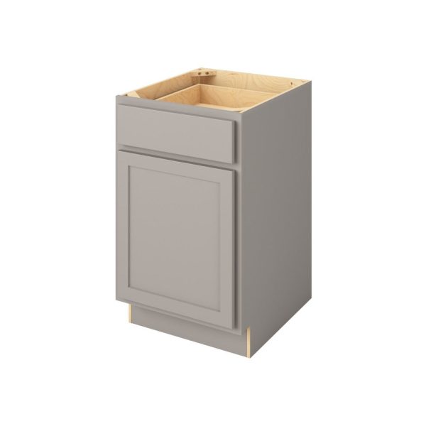 Hudson - 21" Base Cabinet, 1 Door-1 Drawer, 1 Shelf in Grey HGR-B21