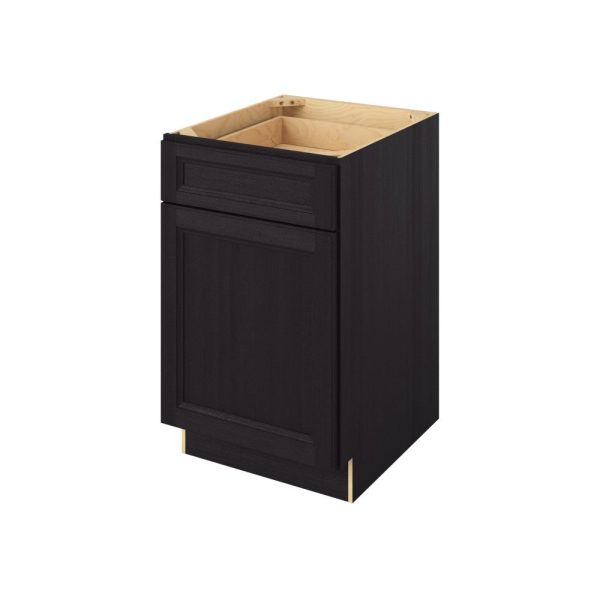 Monaco - 21" Base Cabinet, 1 Door-1 Drawer, 1 Shelf in Espresso MES-B21