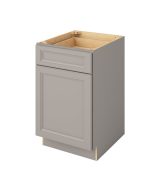 Monaco - 21" Base Cabinet, 1 Door-1 Drawer, 1 Shelf in Grey MGR-B21