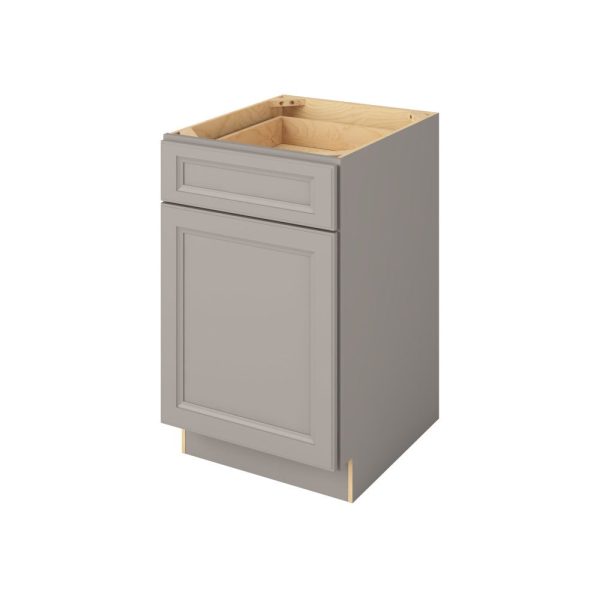 Monaco - 21" Base Cabinet, 1 Door-1 Drawer, 1 Shelf in Grey MGR-B21