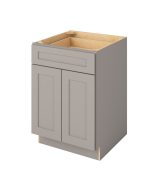 Cooper - 24" Base Cabinet, 2 Doors-1 Drawer, 1 Shelf in Grey CGR-B24
