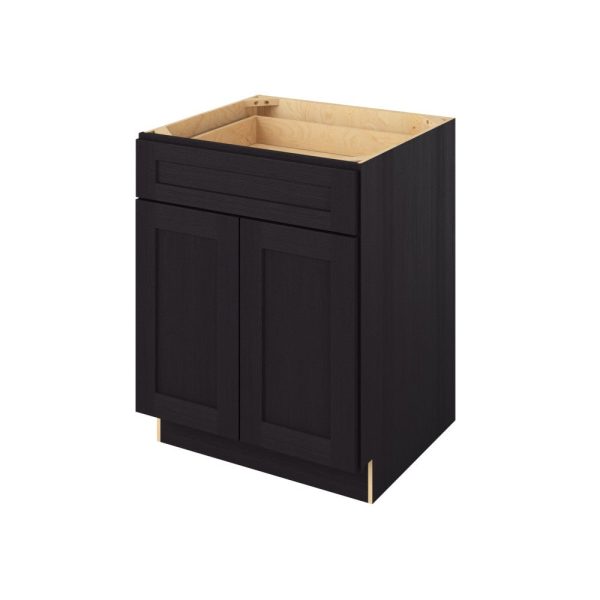 Cooper - 27" Base Cabinet, 2 Doors-1 Drawer, 1 Shelf in Espresso CES-B27
