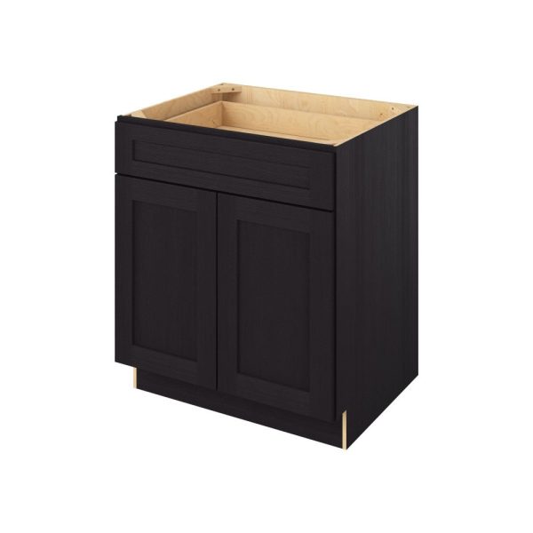 Cooper - 30" Base Cabinet, 2 Doors-1 Drawer, 1 Shelf in Espresso CES-B30