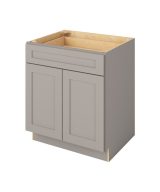 Cooper - 30" Base Cabinet, 2 Doors-1 Drawer, 1 Shelf in Grey CGR-B30