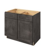 Cooper - 39" Base Cabinet, 2 Doors-2 Drawers, 1 Shelf in Slate CSL-B39