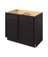 Hudson - 39" Base Cabinet, 2 Doors-2 Drawers, 1 Shelf in Espresso HES-B39