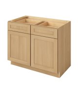 Cooper - 42" Base Cabinet, 2 Doors-2 Drawers, 1 Shelf in Sandstone CSD-B42