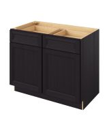 Monaco - 42" Base Cabinet, 2 Doors-2 Drawers, 1 Shelf in Espresso MES-B42
