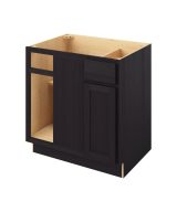 Hudson - 39"- 42" Universal Blind Base Cabinet, 1 Door-1 Drawer, 1 Shelf in Espresso 42U-HES-BBC39