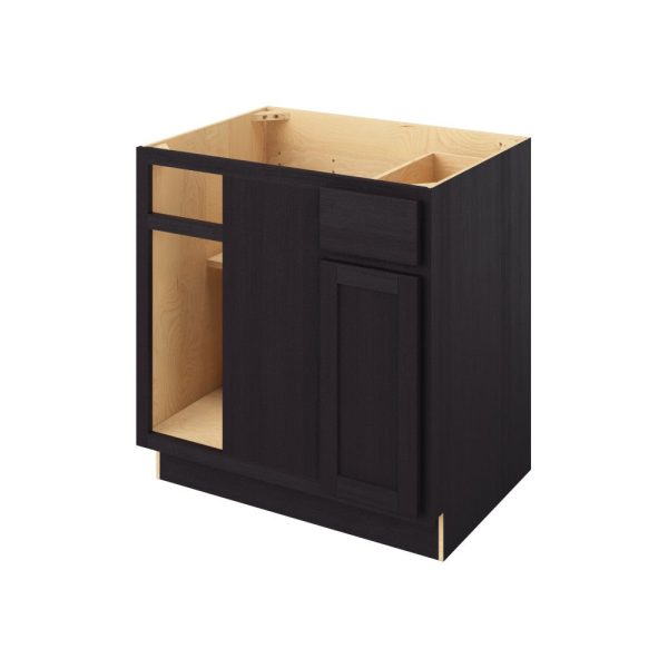Hudson - 39"- 42" Universal Blind Base Cabinet, 1 Door-1 Drawer, 1 Shelf in Espresso 42U-HES-BBC39