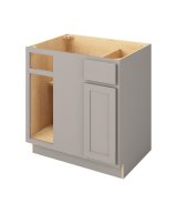 Hudson - 39"- 42" Universal Blind Base Cabinet, 1 Door-1 Drawer, 1 Shelf in Grey 42U-HGR-BBC39