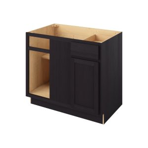 Hudson - 42"- 45" Universal Blind Base Cabinet, 1 Door-1 Drawer, 1 Shelf in Espresso 45U-HES-BBC42