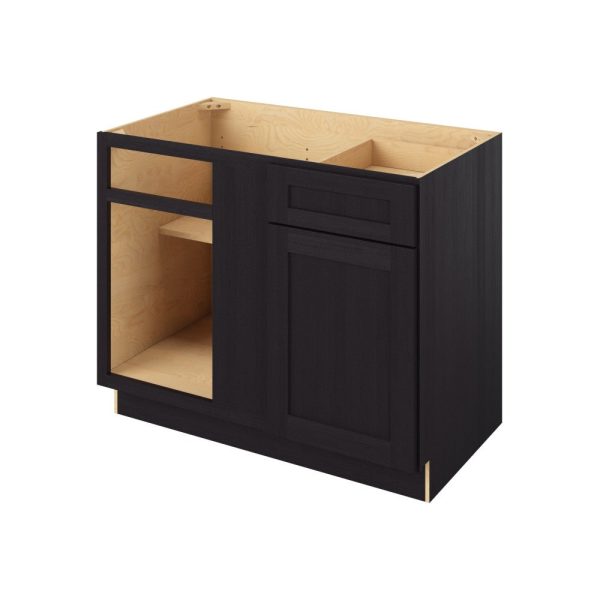 Cooper - 45"- 48" Universal Blind Base Cabinet, 1 Door-1 Drawer, 1 Shelf in Espresso 48U-CES-BBC45