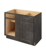 Cooper - 45"- 48" Universal Blind Base Cabinet, 1 Door-1 Drawer, 1 Shelf in Slate 48U-CSL-BBC45