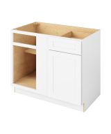 Cooper - 45"- 48" Universal Blind Base Cabinet, 1 Door-1 Drawer, 1 Shelf in White 48U-CWH-BBC45