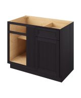 Monaco - 45"- 48" Universal Blind Base Cabinet, 1 Door-1 Drawer, 1 Shelf in Espresso 48U-MES-BBC45