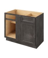 Monaco - 45"- 48" Universal Blind Base Cabinet, 1 Door-1 Drawer, 1 Shelf in Slate 48U-MSL-BBC45