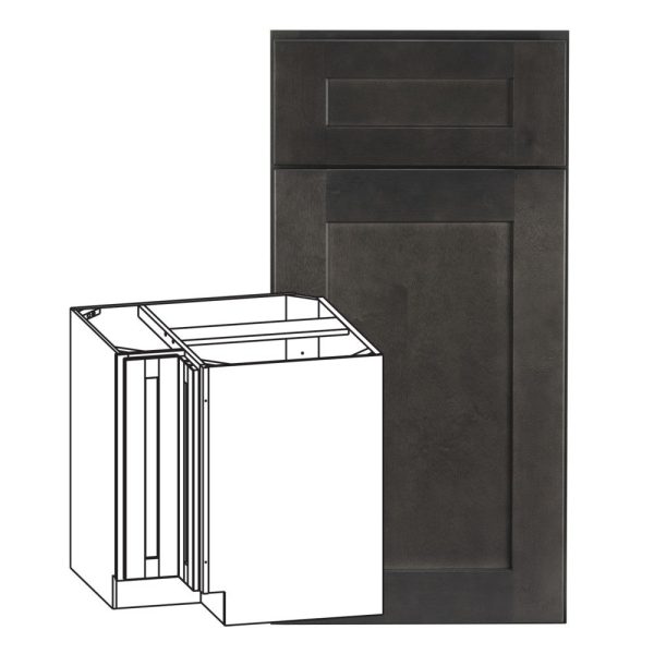 Cooper - Cooper - 33" Universal Base Corner Cabinet - Slate, 2 Doors, 1 Shelf in Slate CSL-BC33U