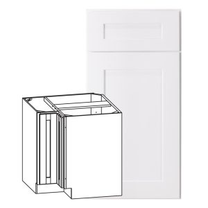 Cooper - Cooper - 33" Universal Base Corner Cabinet - White, 2 Doors, 1 Shelf in White CWH-BC33U