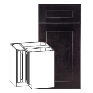 Cooper - 36" Universal Base Corner Cabinet, 2 Doors, 1 Shelf in Espresso CES-BC36U