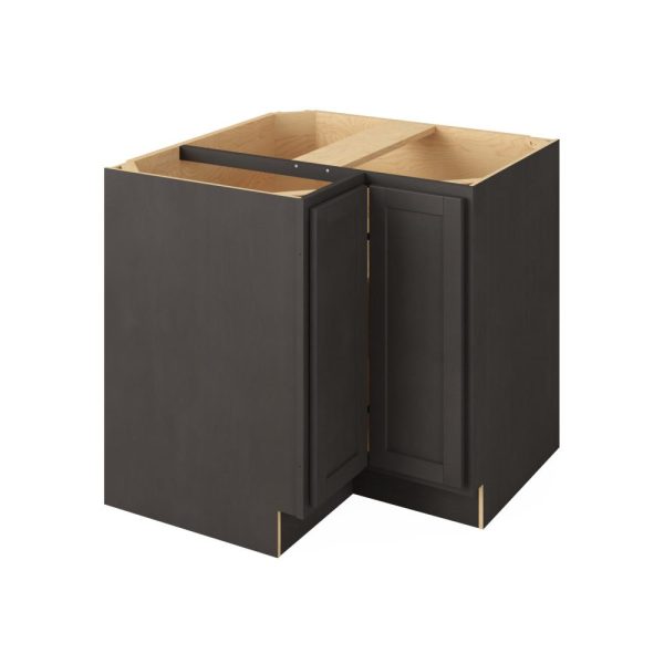 Hudson - 36" Universal Base Corner Cabinet, 2 Doors, 1 Shelf in Slate HSL-BC36U