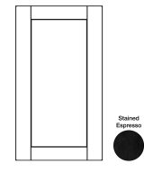 Cooper - 23-1/8" W x 29-5/16" H x 3/4" D Cooper Base Decorative End Panel - in Espresso CES-BDEP24