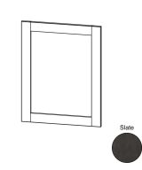 Cooper - 23-1/8" W x 29-5/16" H x 3/4" D Cooper Base Decorative End Panel - in Slate CSL-BDEP24