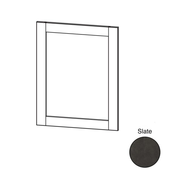 Cooper - 23-1/8" W x 29-5/16" H x 3/4" D Cooper Base Decorative End Panel - in Slate CSL-BDEP24