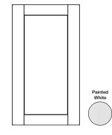 Cooper - 23-1/8" W x 29-5/16" H x 3/4" D Cooper Base Decorative End Panel - in White CWH-BDEP24