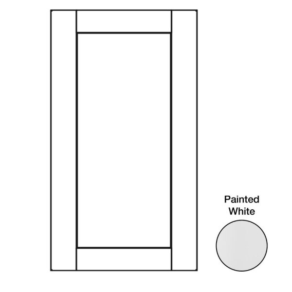 Cooper - 23-1/8" W x 29-5/16" H x 3/4" D Cooper Base Decorative End Panel - in White CWH-BDEP24